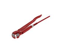GEDORE red Clé serre-tubes coudée à 45°, Largeur 40 mm/1 pouce, suédoise, mâchoires en S, résistante, denture inversée, R27140010