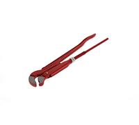 Gedore Pince à tuyau d'angle R27140020 – 45° ouverture 67 mm, bec en S, denture décalée