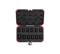 GEDORE red Composition de douilles impact, Jeu de 12 pièces, Douille 6 pans 1/2", Taille 10 à 24 mm, Pour voiture, R63003012