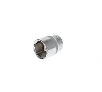 GEDORE red Douille, Entraînement 1/2" 12,5 mm, 6 pans, Diamètre 27 mm, Outil, R610002706, Acier chromé