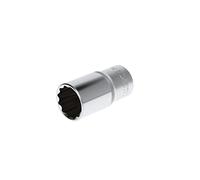 GEDORE red Douille longue, Entraînement 1/2" 12,5 mm, 12 pans, Diamètre 30 mm, Outil, R61103014, Acier chromé