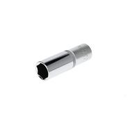 GEDORE red Douille longue, Entraînement 1/2" 12,5 mm, 6 pans, Diamètre 18 mm, Outil, R61001814, Acier chromé