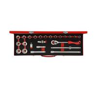 Gedore Red Gedore Jeu de clés à douille 1/2" 10-32mm 24 pièces R69004024 Quantité:1