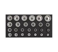 GEDORE red R22150009 Jeu de douilles 1/2" 2/6 CT-modul 26 pièces, 3301708