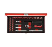 Gedore Red Gedore Jeu de clés à douille 1/4" 4-13mm, 32 pièces R49004033 Quantité:1