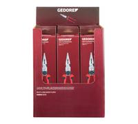 Gedore Red Gedore Jeu de pinces multi-plates et rondes 12 pièces en présentoir Quantité:1