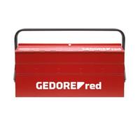 Gedore Red Gedore red Caisse à outils, 5 compartiments, grande, vide, dimensions (LxIxP) : 260x535x210 mm, rouge, tôle d'acier, boîte de tri, R20600073 Quantité:1