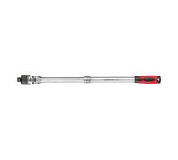 Gedore Red Gedore red Cliquet télescopique articulé, réversible, tête pivotante à 180°, 1/2 pouce, poignée ergonomique bi-matière, tube en acier, rouge/noir Quantité:1
