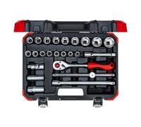 Gedore Red Gedore red Jeu de clés à douille, 24 pièces, avec cliquet réversible, douilles et clé pour bougies, 1/2" Quantité:1