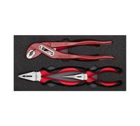 Gedore Red Gedore red Set de pinces, ensemble d’outils avec pince universelle/pince multiprise/pince plate ronde/tenaille, R22150018 Quantité:1