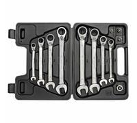 Gedore Clés mixtes à cliquet R07203012 – 12 pièces – adaptateur