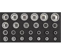 GEDORE red R22150009 Jeu de douilles 1/2" 2/6 CT-modul 26 pièces, 3301708