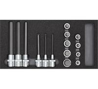 GEDORE red R22150011 Embouts de tournevis 1/2" 2/6 CT-module 15 pièces, 3301710