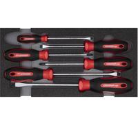 GEDORE red R22150014 Jeu de tournevis PZ+SL 2/6 CT-Modul 6 pièces, 3301713
