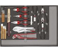 GEDORE red R22350001 Jeu d'outils pinces + outils de frappe module CT 29 pièces, 3301682