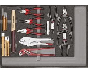 GEDORE red R22350001 Jeu d'outils pinces + outils de frappe module CT 29 pièces, 3301682