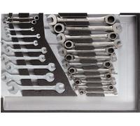 GEDORE red R22350006 Jeu de clés à molette 1/1 module CT 22 pièces, 3301687