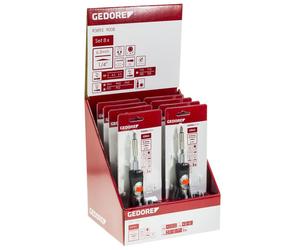 GEDORE red R38929008 Présentoir 8x tournevis à cliquet Bit-Telescop, 3301795