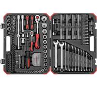 Gedore Red Gedore red Set de clés à douille, 232 pièces, entraînement 1/2 1/4 pouce, adaptateur, cliquet, douilles, porte-embouts, embouts, R46003232 Quantité:1
