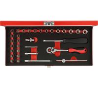 Gedore Red - Jeu de clés à douille 1/4" R49014033 4-13 mm 32 pièces