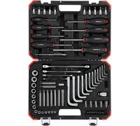 Gedore Coffret d'outils TX 3301575 - 75 pièces, rouge, 1/4'' & 1/2''