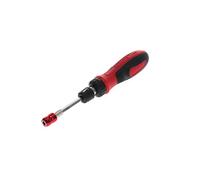 Gedore Tournevis à cliquet porte-embouts R38910000 – 1/4" (6,3 mm), lame télescopique, réversible
