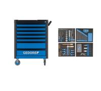 Gedore Servante d¿atelier Workster Highline avec une composition de 147 pièces WHL-L7-TS-147 - 3082105