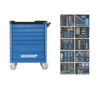 Gedore Servante d'atelier Gedore WSL-L-TS-308 avec assortiment d'outils de 308 pièces Quantité:1
