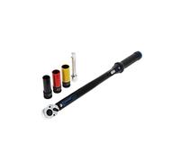 GEDORE Set avec ynamométrique à carré d’entraînement, 1/2", 40 à 200 Nm, Jeu avec douilles impact/rallonge, 3550-UK-LS4