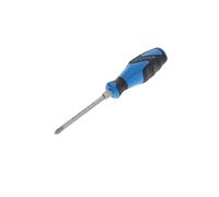 Gedore Tournevis cruciforme 2160SK PZ 2 - manche à 3 composants, capuchon de frappe, 205 mm