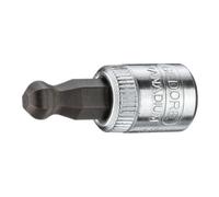 Gedore Tournevis embout femelle IN 20 K 4 – 1/4" à bout sphérique hexagonal 4 mm – Quantité 1