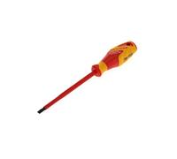 GEDORE Tournevis VDE à fente, Tournevis 1 000 v isolé, Électricité, Longueur 260 mm, Outil, VDE 2170 6,5, Acier
