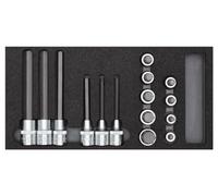 GEDORE red R22150011 Embouts de tournevis 1/2" 2/6 CT-module 15 pièces, 3301710