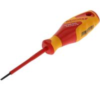 Gedore VDE 2170 2,5 VDE Tournevis pour vis à fente Largeur de lame: 2.5 mm Longueur de la lame: 75 mm