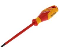 GEDORE Tournevis VDE à fente, Tournevis 1 000 v isolé, Électricité, Longueur 260 mm, Outil, VDE 2170 6,5, Acier