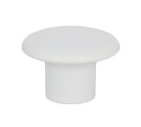 Gedotec Boutons de meuble pour chambre d'enfant | Diamètre 32 mm | Couleur Blanc | 1 pièce | Poignées de meuble en plastique | COLOUR | Boutons de placard colorés | Poignée de meuble pour enfant |