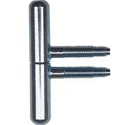 Gedotec Charniere de Porte et Meuble - Pour Porte en Bois et Métal de Meuble, Portail, Volet, Fenêtre - Type SFS avec Tige à Visser de 40 mm - Charge 28 kg - Acier Galvanisé - 1 Pièce