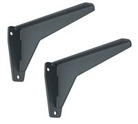 Gedotec Console pour charges lourdes | 2 pcs - support d'étagère angulaire | MIRA Strong | longueur 580 mm | capacité de charge 500 kg par paire | support d'étagère en acier massif gris