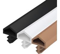 Gedotec Coupe-courant d'air pour porte de chambre M 680 | 1 rouleau - joint pour cadre de porte | longueur : 25 m | largeur de la feuillure : 12 mm | joint de porte plastique TPE souple PVC beige
