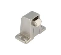 Gedotec Loqueteau à rouleau de sauna Loqueteau de porte à galet aspect inox | Loqueteau à rouleau pour porte en bois, 85 x 59 x 41 mm, à visser, rechange porte de sauna, accessoire et ferrure de sauna