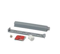 Gedotec loqueteau magnétique plastique loqueteau automatique ouverture de porte push-to-open gris - SLIM | loqueteau fort | ouverture de porte à pression pour portes de placard