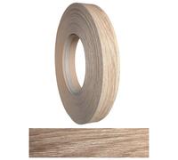 Gedotec Rebord de 21 mm - Rouleau de 100 m - Chêne américain - Rebord thermocollant - Avec colle thermofusible intégrée - Bande de bords pour meubles - Barre en mélamine - Placage en bois - Bande de