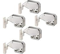 Gedotec Ressort loqueteau avec impression de fermeture MINI LATCH, Serrure de porte Acier nickelé, Version renforcée in ontrepartie - l'original