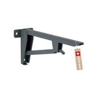 Gedotec Support rabattable Console rabattable Console de banc Equerre pour charge lourde | ODIN | profondeur 580 mm | acier massif | capacité de charge jusqu'à 150 kg