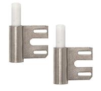 GedoTec V 8100 WF Lot de 2 barrettes de porte en acier galvanisé pour portes intérieures et rotatives DIN gauche et droite Capacité de charge 40 kg Qualité de marque pour votre intérieur