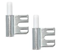 GedoTec V 8100 WF Lot de 2 barrettes de porte en acier galvanisé pour portes intérieures et rotatives DIN gauche et droite Capacité de charge 40 kg Qualité de marque pour votre intérieur