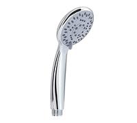 Gedy 0000GYHS1000610 G-Easy 06, Douchette à jets, tonique, Pluie+Soft, Pomme ABS avec finition chromée, 5 ans de garantie, Design R&S, Filtre de douche antisable inclus, Chrome, Unique
