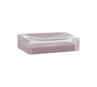GEDY | Auckland Porte-Savon en résine Couleur Rose, Dimensions 3 x 11 x 7 cm et Poids 0,15 kg