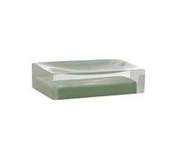 GEDY | Auckland Porte-Savon en résine Couleur Vert Menthe, Dimensions 3 x 11 x 7 cm et Poids 0,15 kg