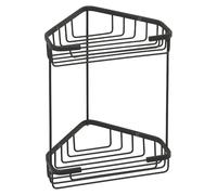 Gedy Augustus Porte-Objets Double Angle Noir Mat